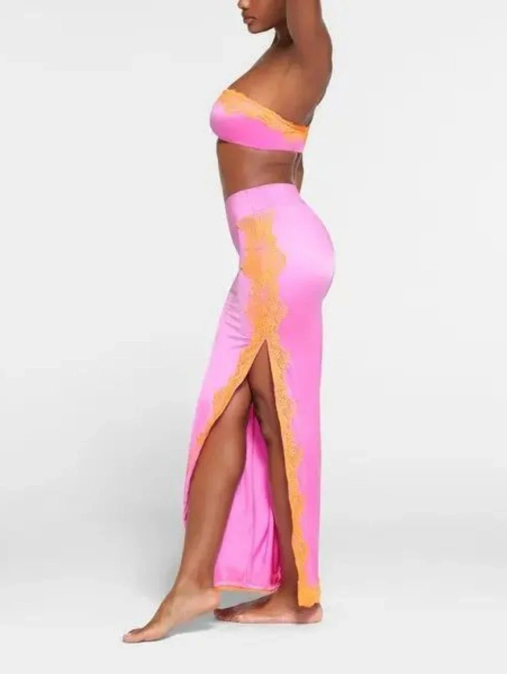 NWT Skims Lace Swim Maxi Skirt - Size XL